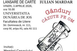 LANSARE DE CARTE 3 APRILIE 2026